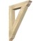 Ekena Millwork Traditional Traditional Rough Sawn Bracket, Douglas Fir, 4"W x 24"D x 32"H BKT04X24X32TRA01RDF - alternate 1